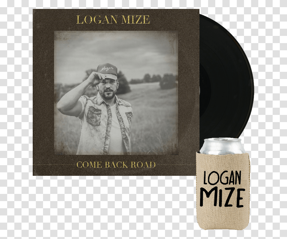 Logan Mize Come Back Road Vinyl Plus Burlap Coolie Logan Mize Album, Person, Human, Tin, Can Transparent Png