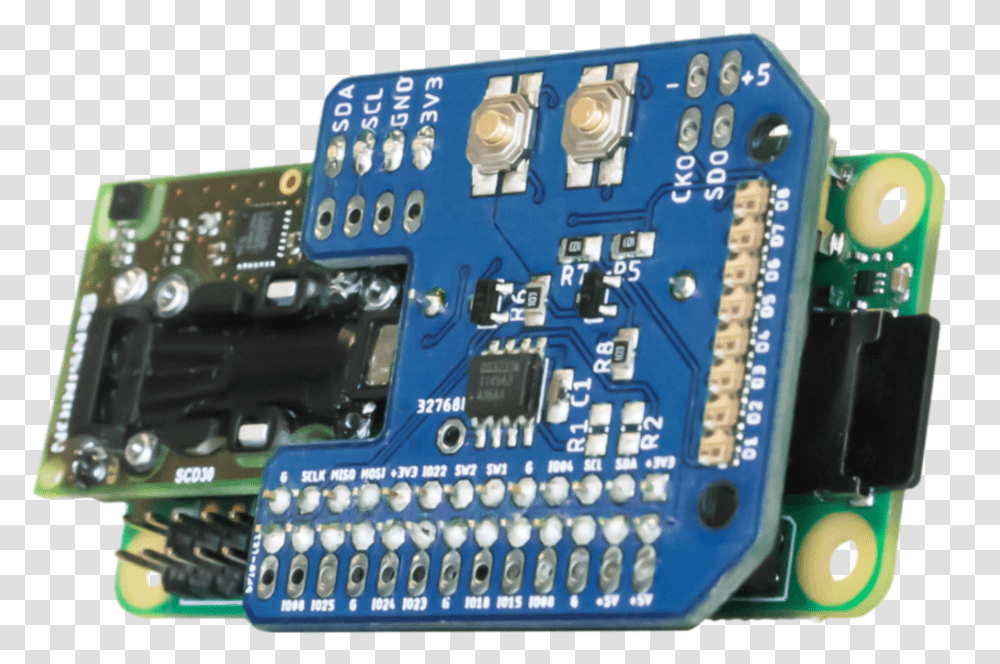 Logger Development Kit Co2 Logger Raspberry Pi, Electronic Chip, Hardware, Electronics, Computer Transparent Png