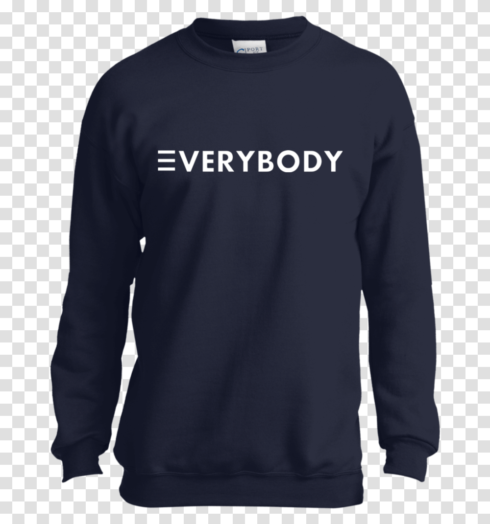 Logic Everybody Youth Ls Shirtsweatshirthoodie Youth Black Long Sleeve Dallas Cowboys Shirt, Apparel, Sweater, Person Transparent Png