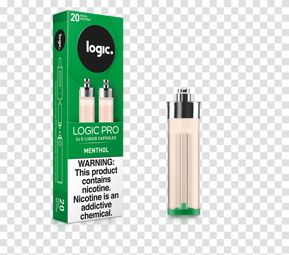 Logic Pro Capsules, Cosmetics, Bottle, Cylinder, Light Transparent Png