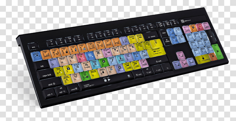 Logic Pro X Keyboard, Computer Hardware, Electronics, Computer Keyboard, Laptop Transparent Png