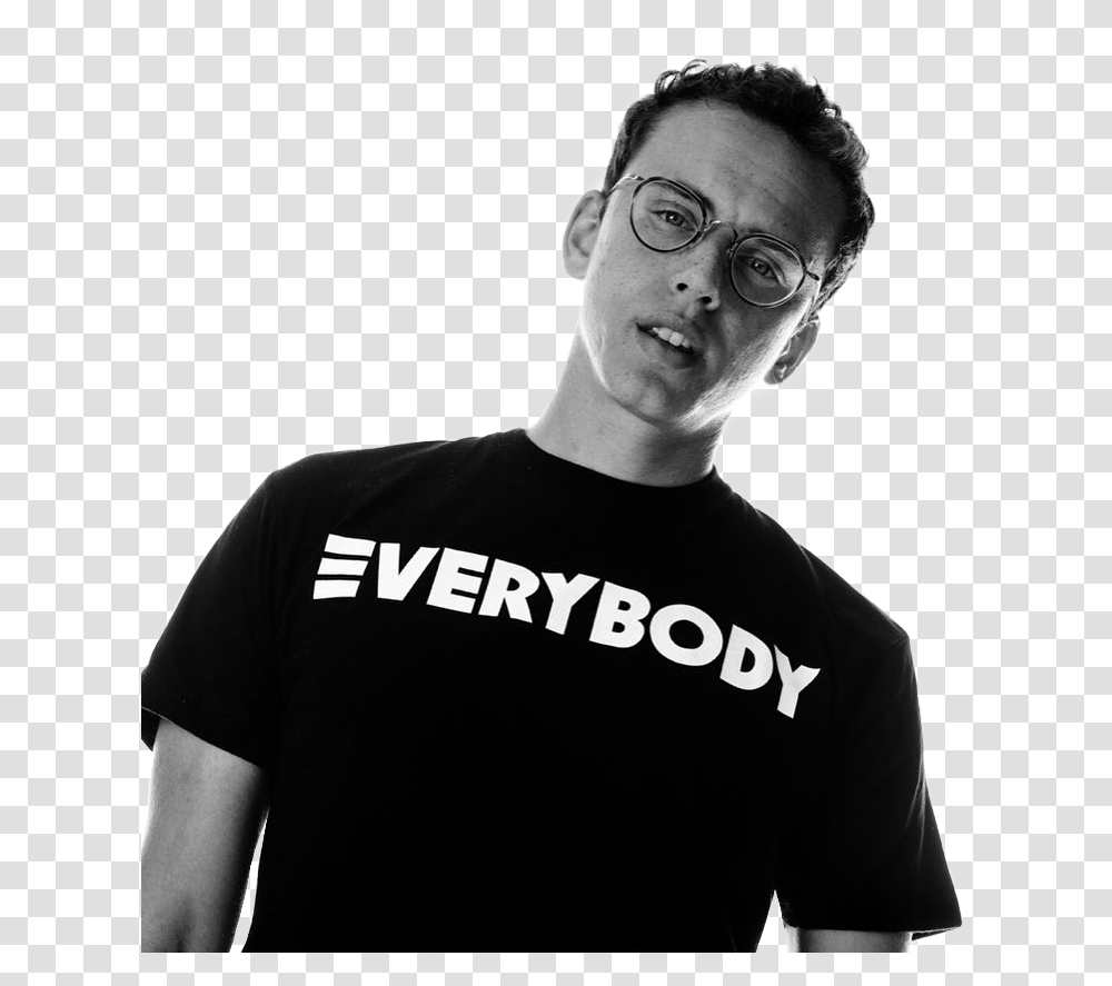 Logic Rapper Everybody, Sleeve, Person, T-Shirt Transparent Png