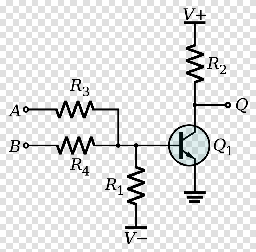 Logic Wikipedia Electronic Circuit Diagram Diode Transistor Logic, Outdoors, Nature, Astronomy, Outer Space Transparent Png