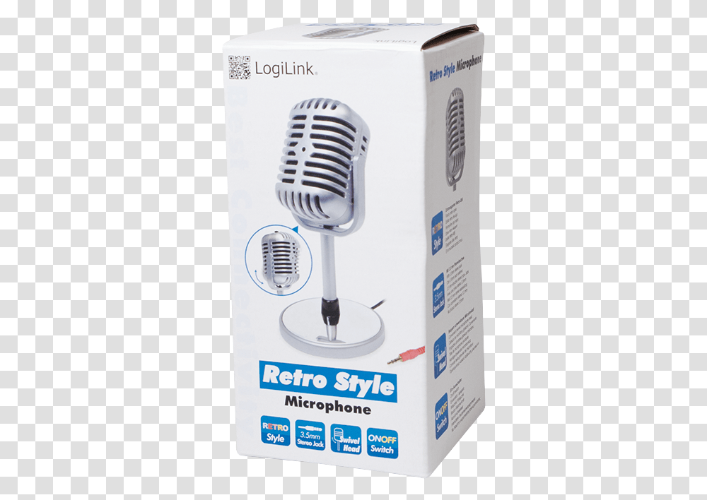 Logilink Retro Style Microphone, Electrical Device Transparent Png