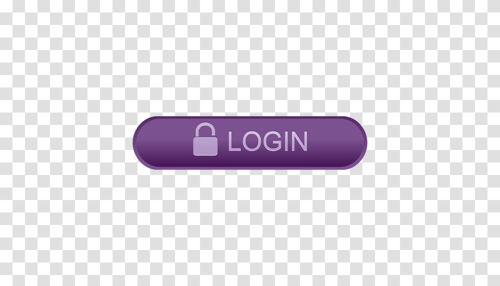Login Purple Button, Logo, Word Transparent Png