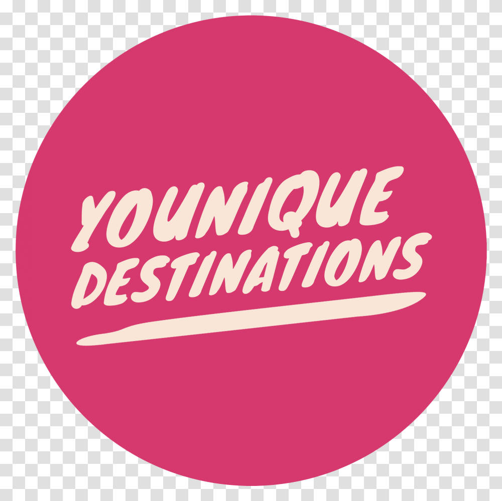 Login Younique Destinations Logo Youtube Rosa, Text, Word, Label, Symbol Transparent Png