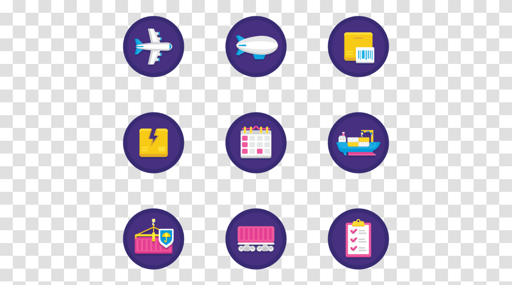 Logistics Help Flat Icon, Number, Pac Man Transparent Png