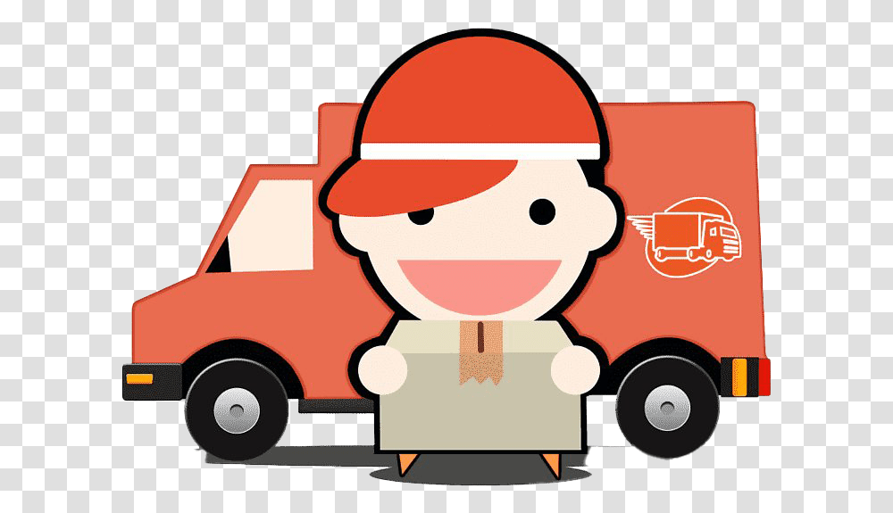 Logistics Transport Background Mart Cartoon Car, Label, Text, Outdoors, Vehicle Transparent Png