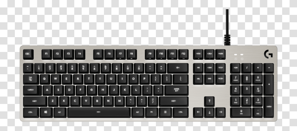 Logitech G413 Carbon Silver, Computer Keyboard, Computer Hardware, Electronics Transparent Png