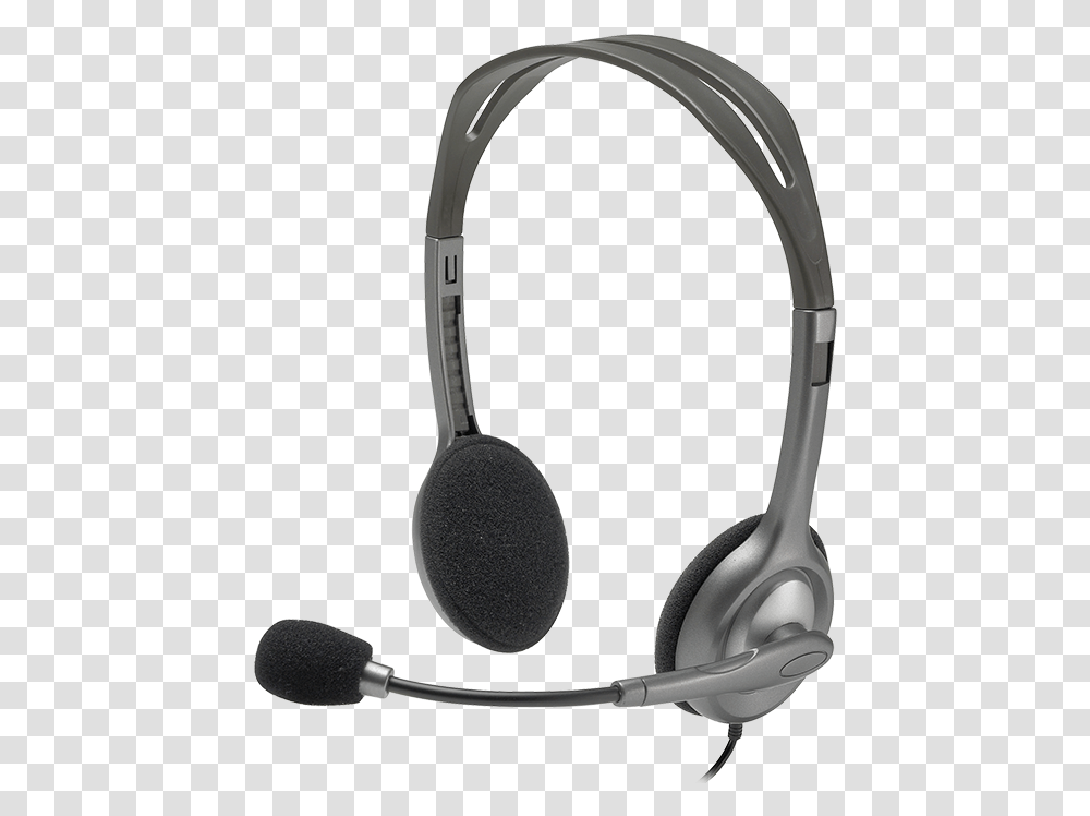 Logitech H110 Stereo Headset Dual 3 Logitech Headset With Microphone, Electronics, Headphones Transparent Png