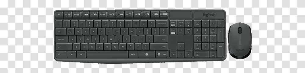 Logitech M235 Wireless Keyboard And Mouse, Computer Keyboard, Computer Hardware, Electronics Transparent Png