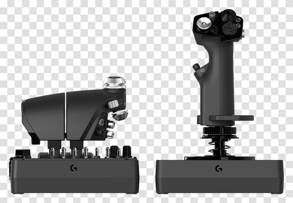 Logitech Saitek X56 Rhino, Microscope, Machine, Electronics, Monitor Transparent Png