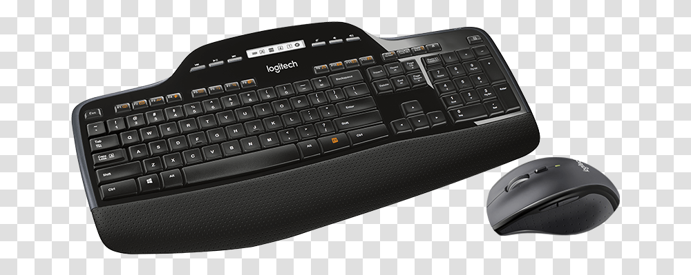 Logitech Wireless Desktop, Computer Keyboard, Computer Hardware, Electronics, Mouse Transparent Png