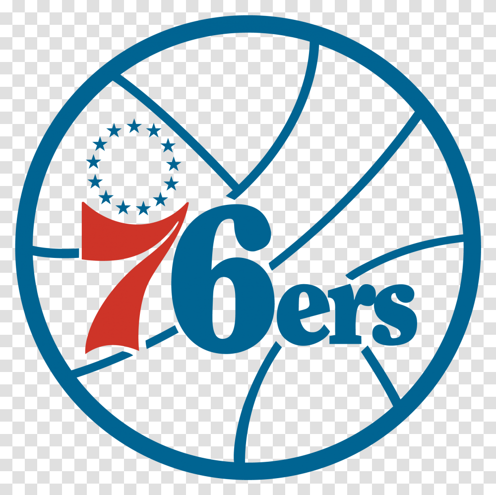 Logo 6 Image Philadelphia 76ers Logo, Symbol, Text, Alphabet, Graphics Transparent Png