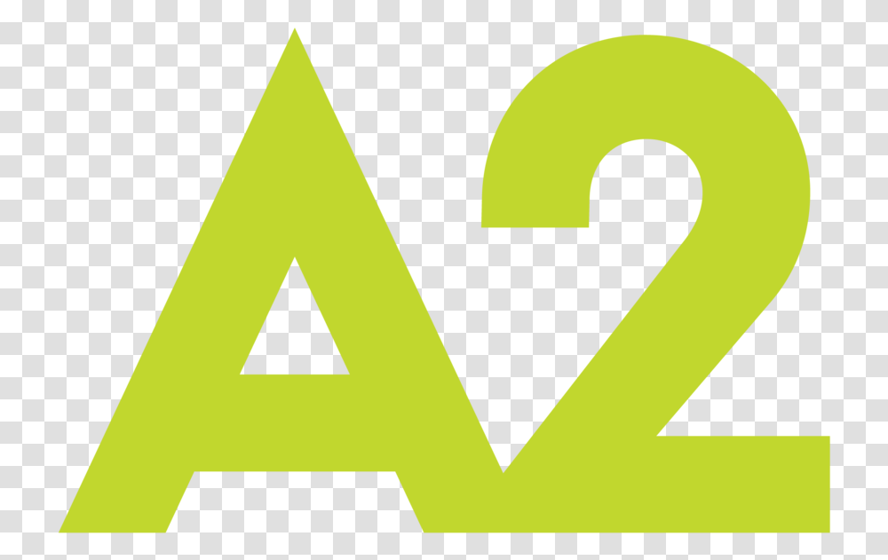 Logo A2media Icon Triangle, Alphabet, Trademark Transparent Png