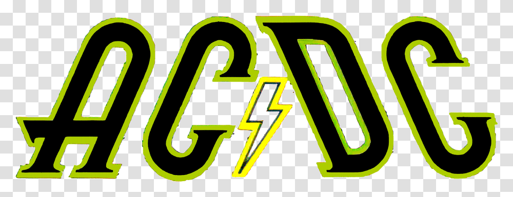 Logo Ac Dc High Voltage, Text, Alphabet, Word, Label Transparent Png