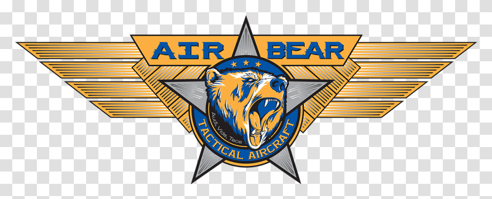 Logo Air Bear Tactical Aircraft, Symbol, Trademark, Badge, Emblem Transparent Png