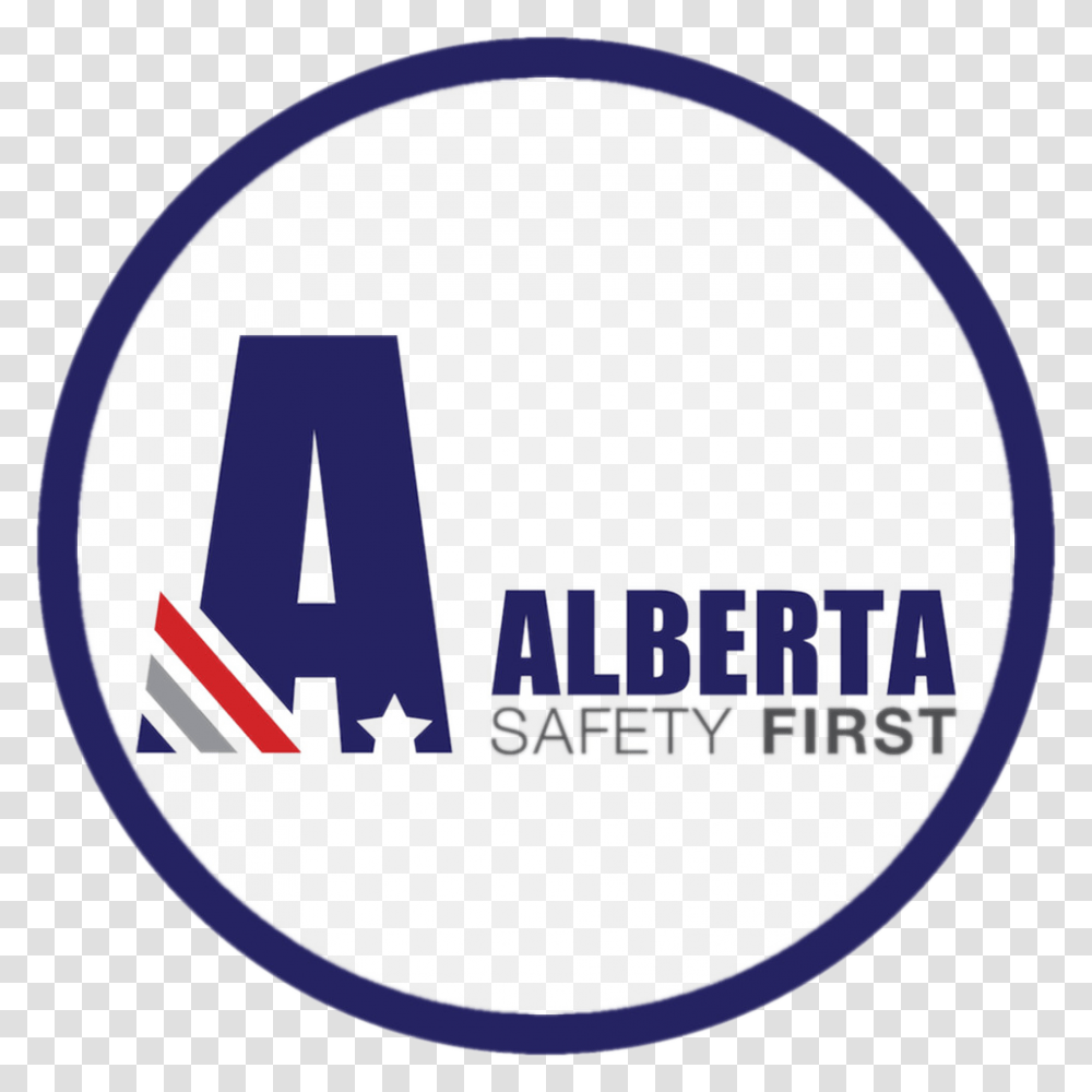 Logo Alberta Safety First Circle, Trademark, Label Transparent Png