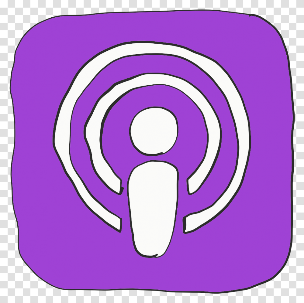 Logo Apple Podcasts, Security, Electronics, Spiral, Coil Transparent Png