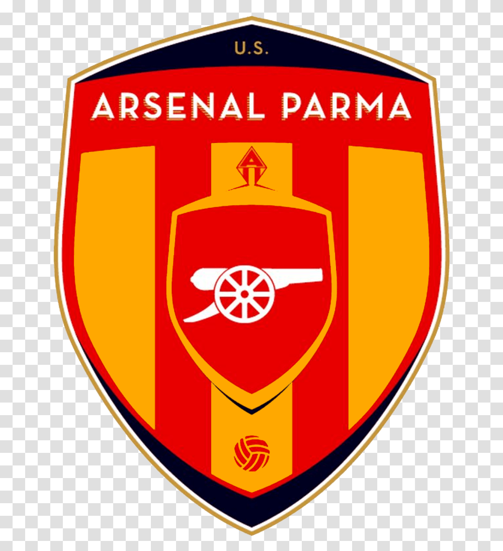 Logo Arsenal Logo Arsenal Calcio Parma, Armor, Shield, Road Sign Transparent Png