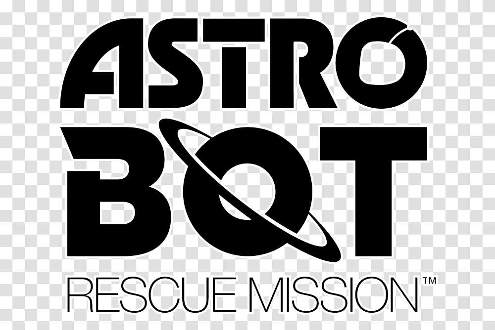 Logo Astro Bot Rescue Mission Logo, Label, Word Transparent Png