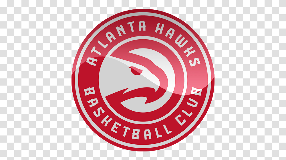 Logo Atlanta Hawks Hawkspng Circle, Label, Text, Symbol, Ketchup Transparent Png