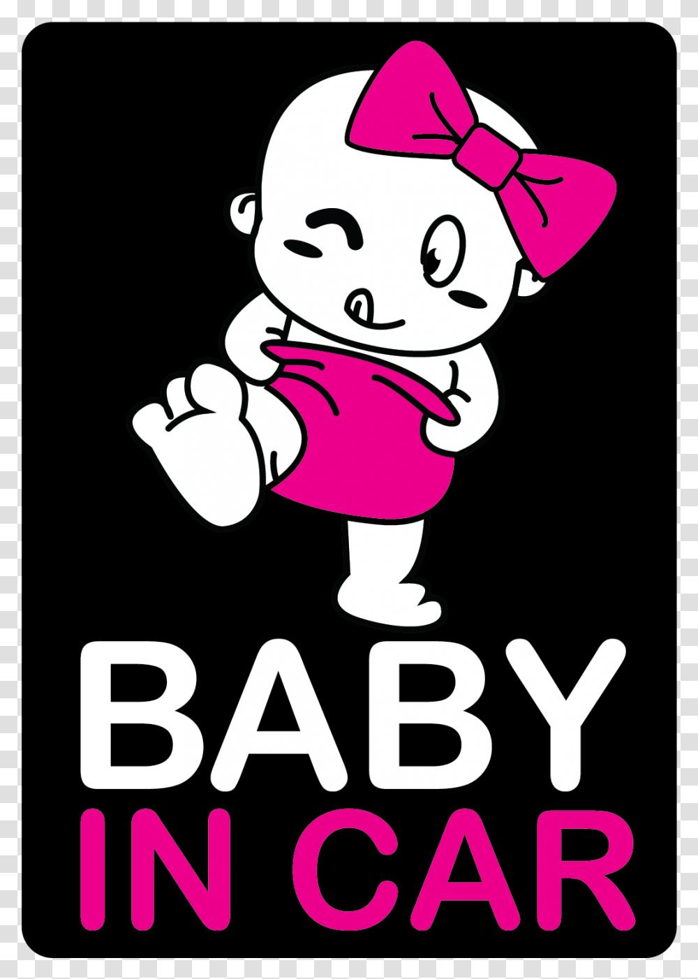 Logo Baby In Car Sticker, Poster, Advertisement, Super Mario Transparent Png