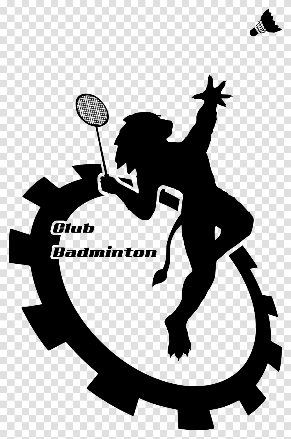Logo Bad Clip Arts Clip Art Badminton Logo Design, Gray, World Of Warcraft Transparent Png