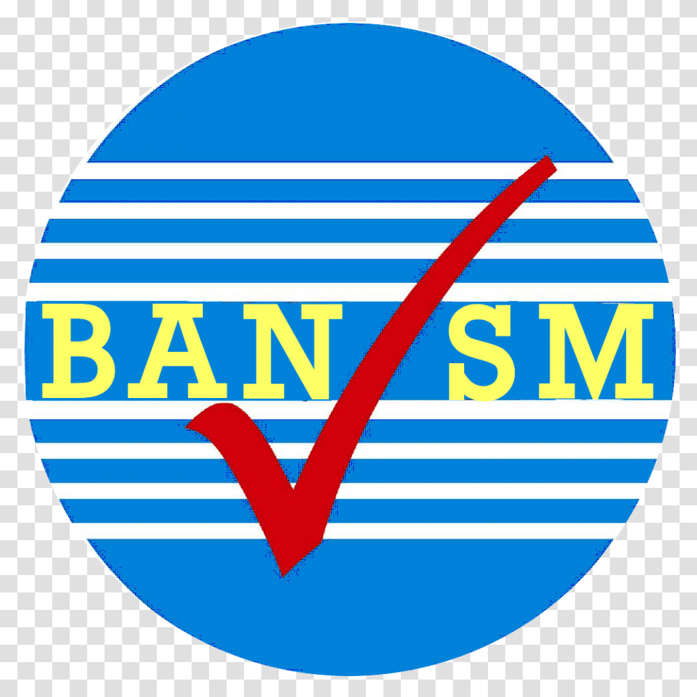 Logo Ban Sm 7 Image Logo Ban Sm, Symbol, Label, Text, Security Transparent Png