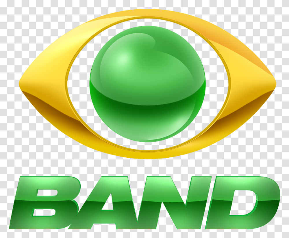 Logo Band Rede Bandeirantes, Green, Sphere, Symbol, Accessories Transparent Png