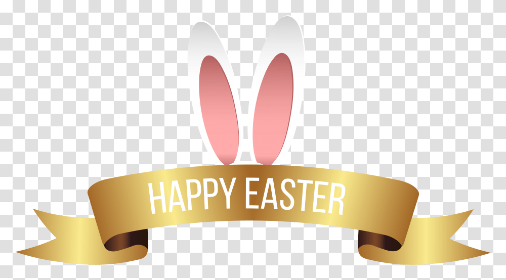 Logo Banner Easter Clip Art Easter Download 8000 Happy Easter Banner, Label, Text, Axe, Tool Transparent Png