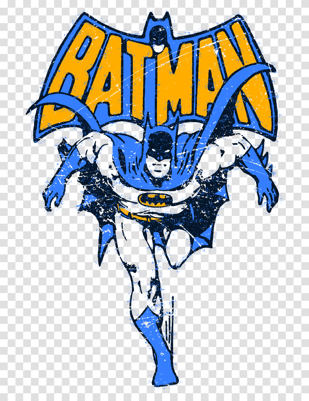 Logo Batman Retro, Person Transparent Png