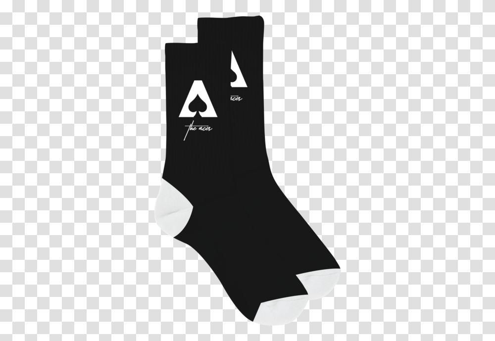 Logo Blackwhite Socks Sock, Apparel, Footwear, Shoe Transparent Png