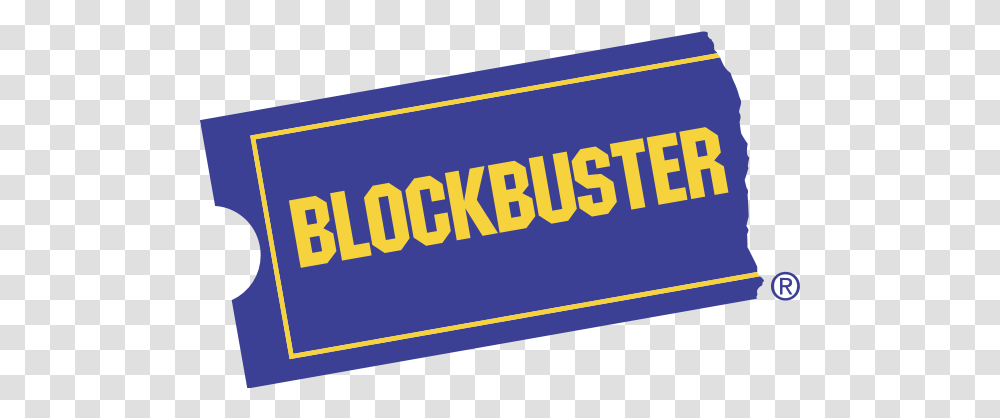 Logo Blockbuster Video, Text, Label, Symbol, Trademark Transparent Png