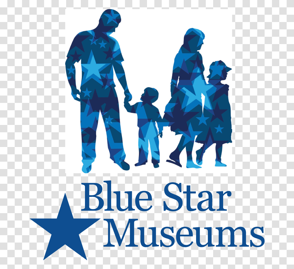 Logo Blue Star Museums 991 & 949 The River Blue Star Museums, Person, Human, People, Poster Transparent Png