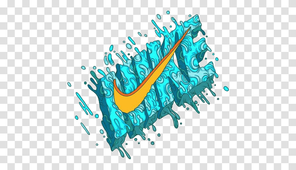 Logo Brand Creative Illustration Nike Hq Image Free Logo Design Creative Nike, Pattern, Plot Transparent Png