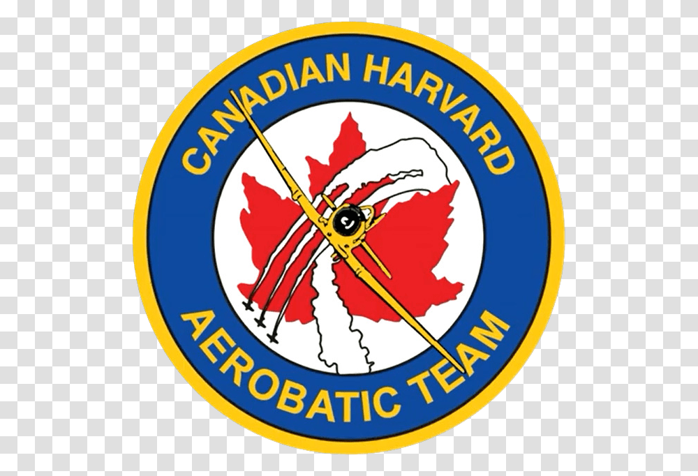 Logo Canadian Harvard Aerobatic Team, Trademark, Emblem, Badge Transparent Png