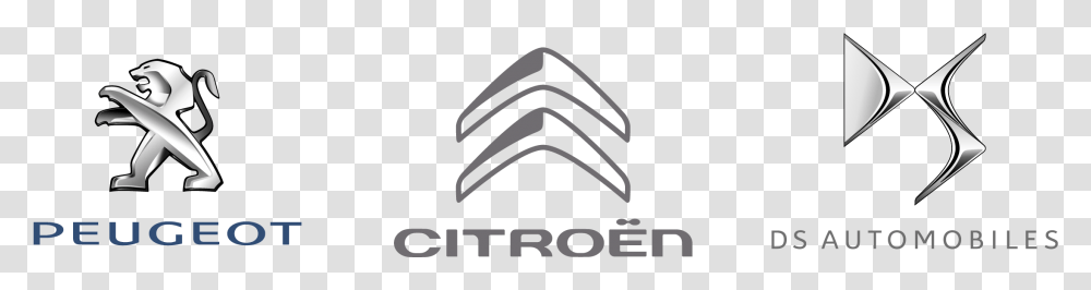 Logo Cars Marque Peugeot Citroen Logo, Mustache, Stencil Transparent Png