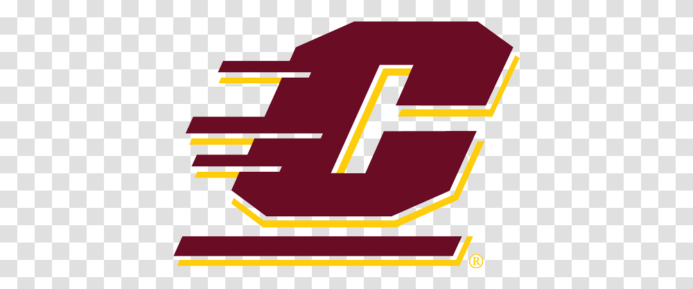 Logo Central Michigan Football, Number, Word Transparent Png