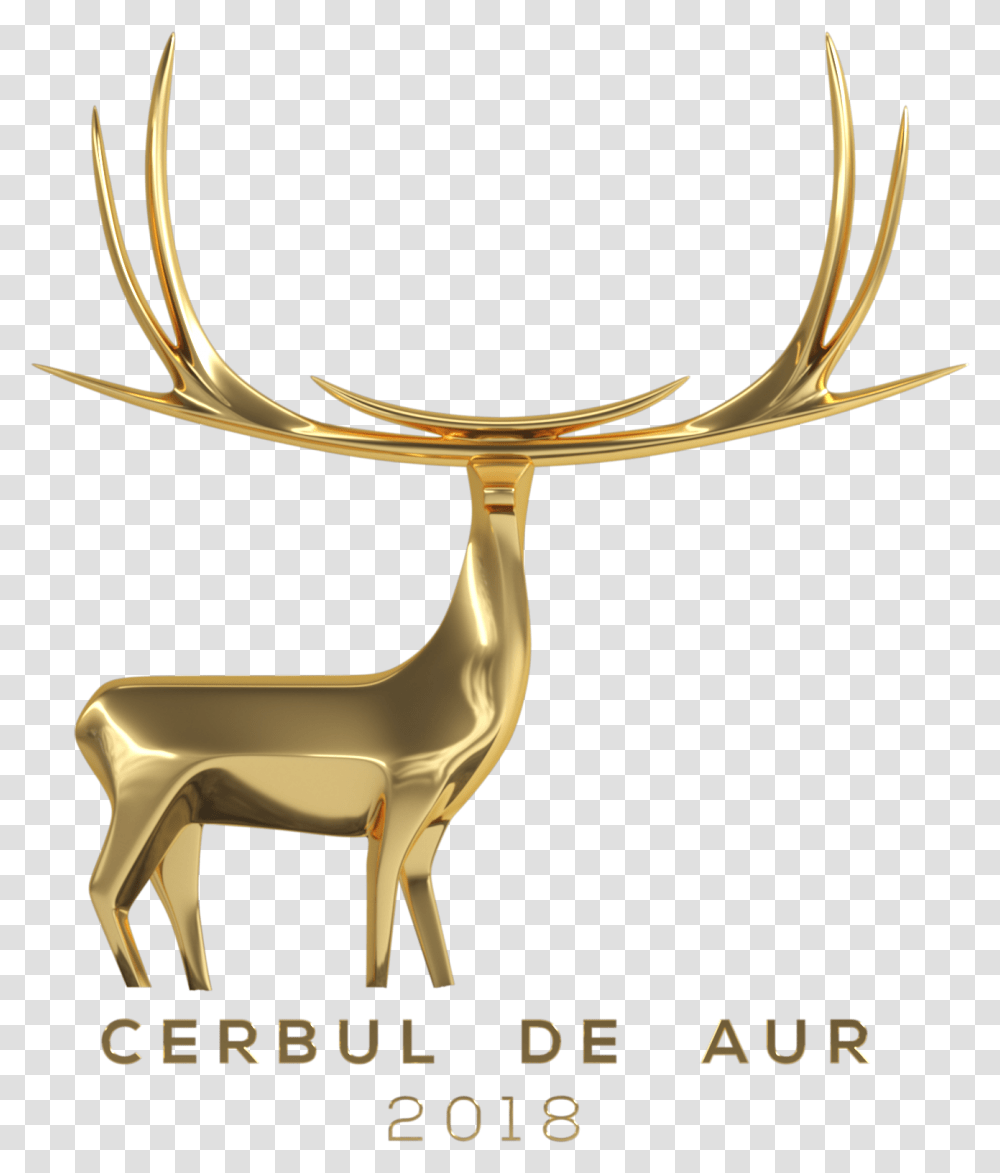 Logo Cerbul De Aur, Antler, Wildlife, Animal, Mammal Transparent Png