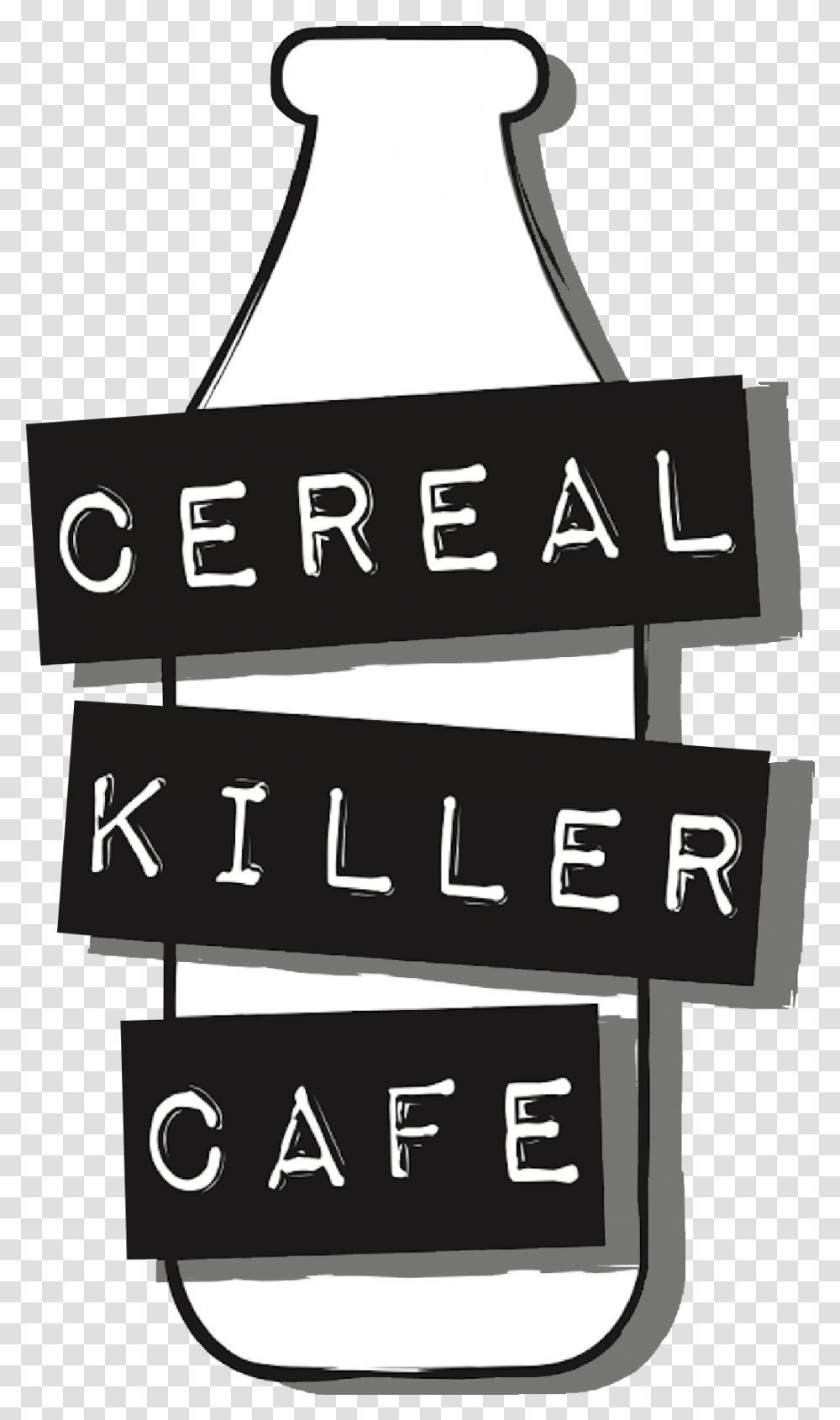 Logo Cereal Killer Cafe Log, Sign, Alphabet Transparent Png