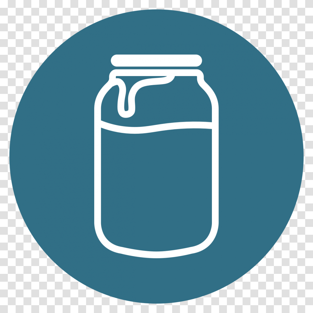 Logo Circle, Jar, Label, Steamer Transparent Png