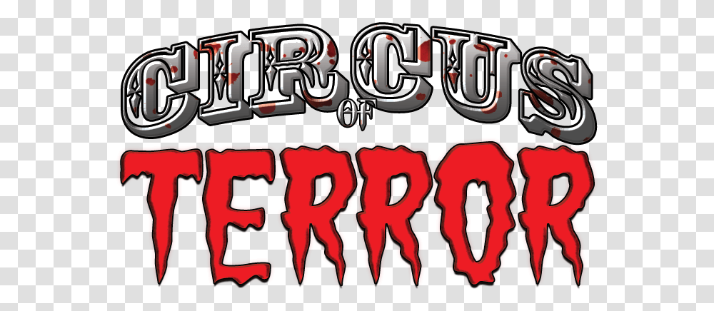 Logo Circus Of Terror Logo, Text, Word, Label, Alphabet Transparent Png