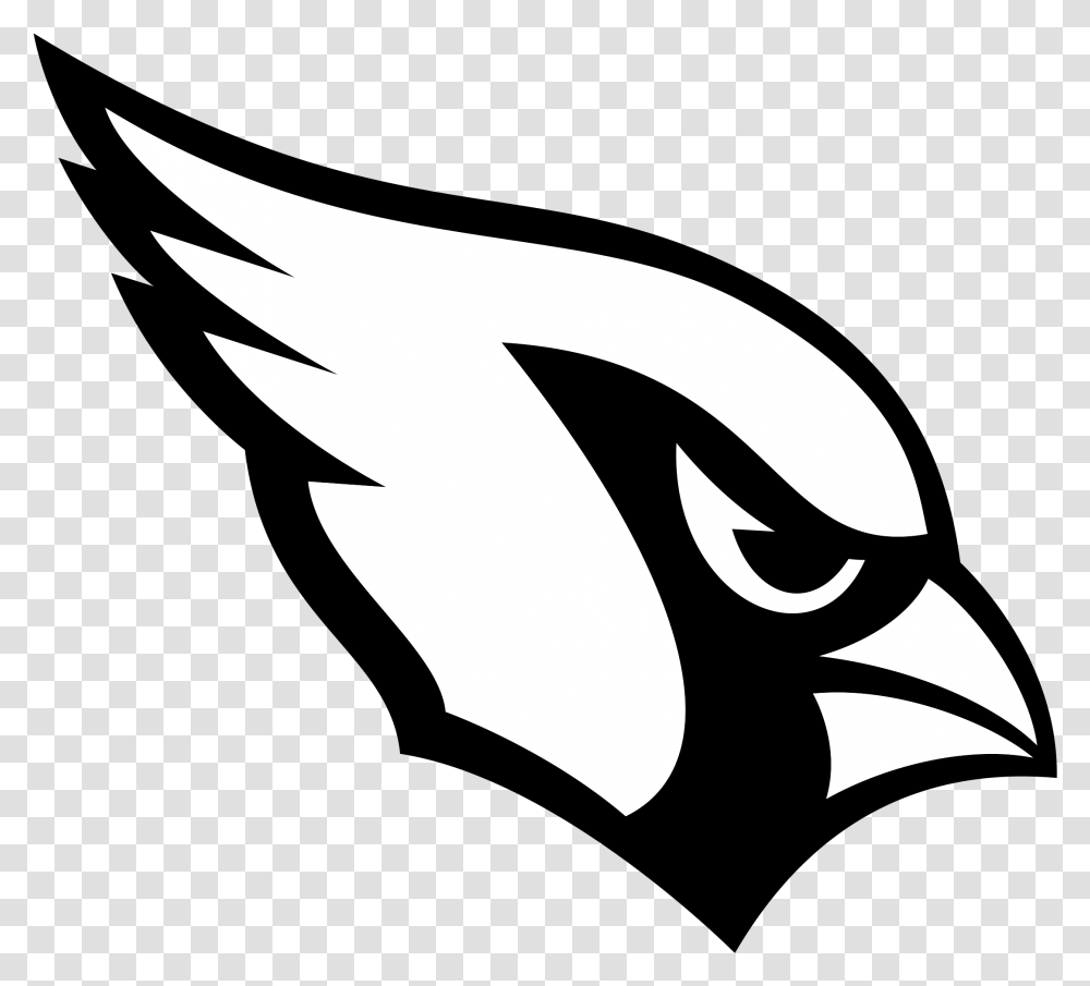 Logo Clipart Atlanta Falcons Arizona Cardinals Logo Svg, Stencil, Bird, Animal Transparent Png