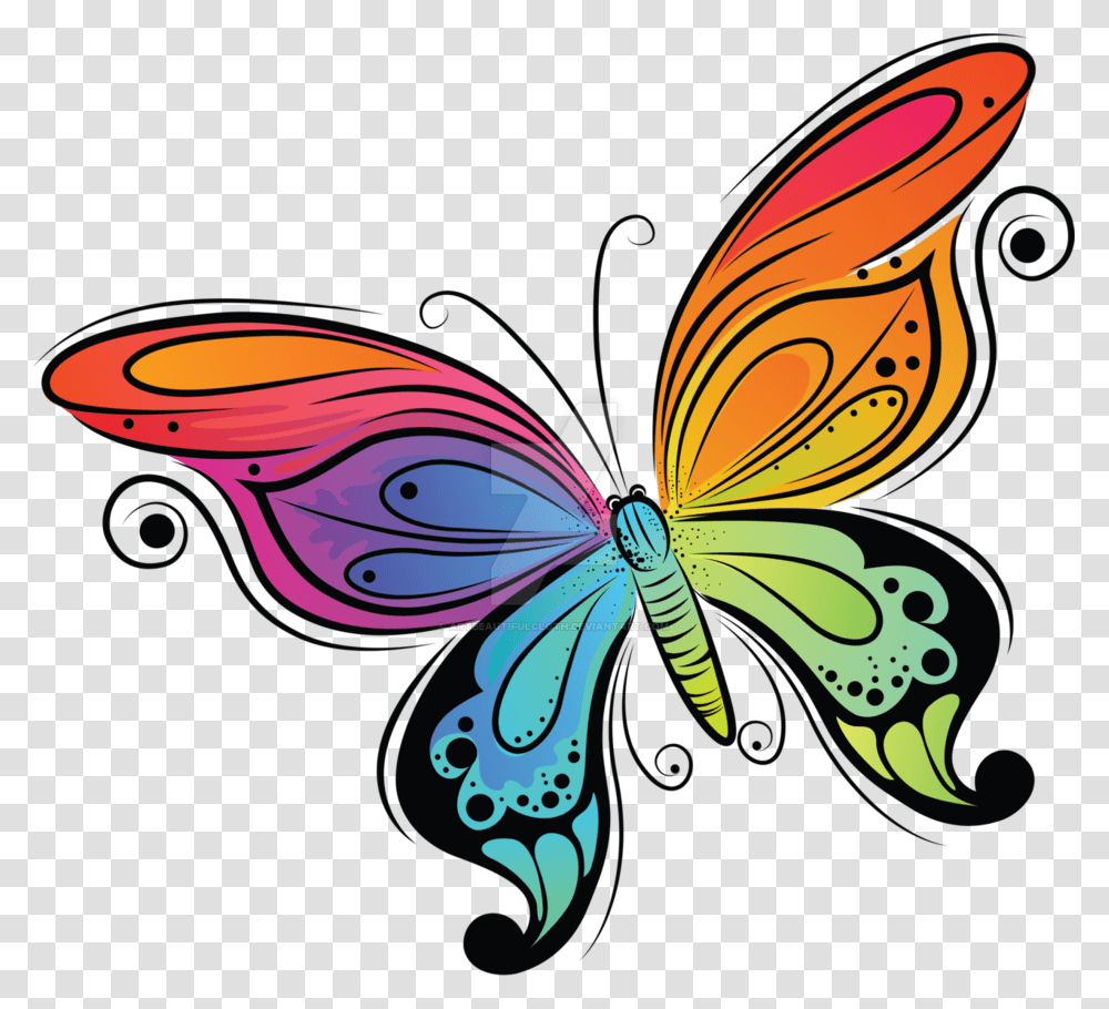 Logo Clipart Butterfly, Insect, Invertebrate, Animal, Dragonfly Transparent Png