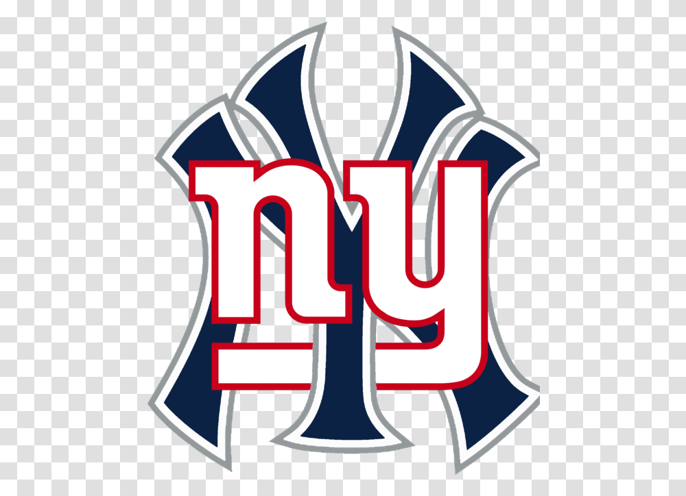 Logo Clipart New York Yankees Picture New York Giants And Yankees, Symbol, Text, Emblem, Clothing Transparent Png