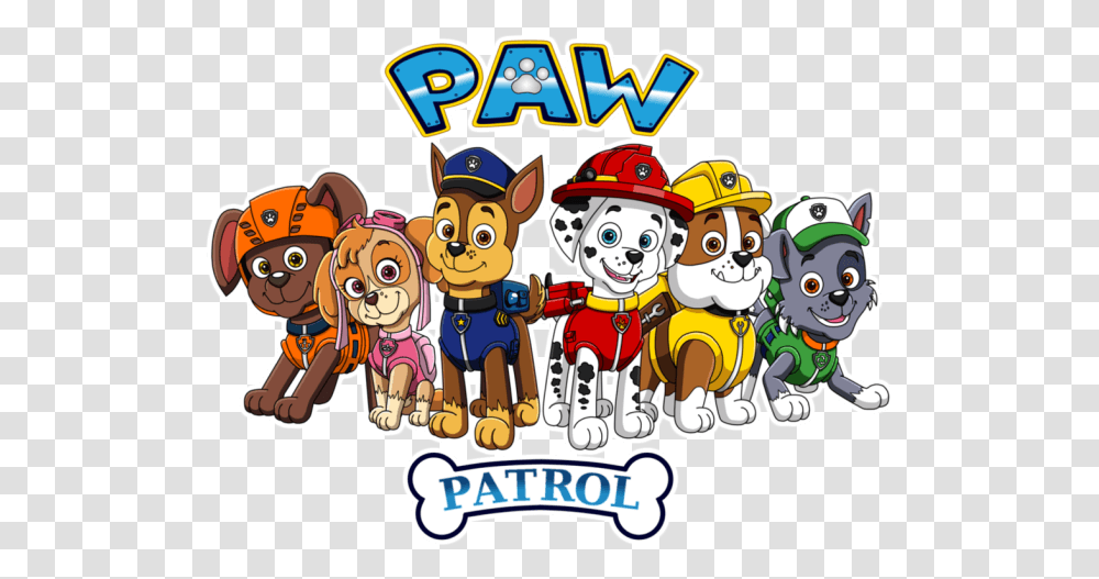 Logo Clipart Paw Patrol Happy Birthday 5 Paw Patrol, Outdoors, Crowd, Helmet Transparent Png