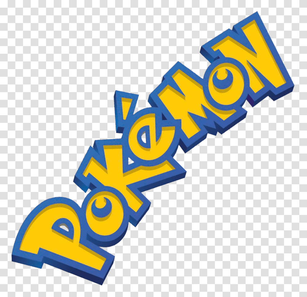 Logo Clipart Pokemon Background Pokemon Logo, Symbol, Trademark, Text, Bulldozer Transparent Png
