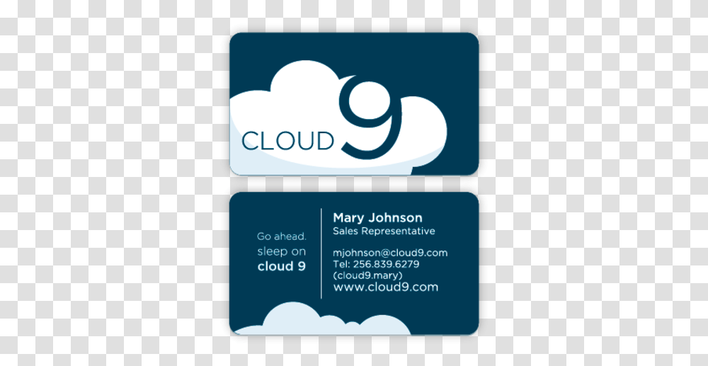 Logo Cloud 9 Business Cards, Text, Paper, Advertisement, Poster Transparent Png