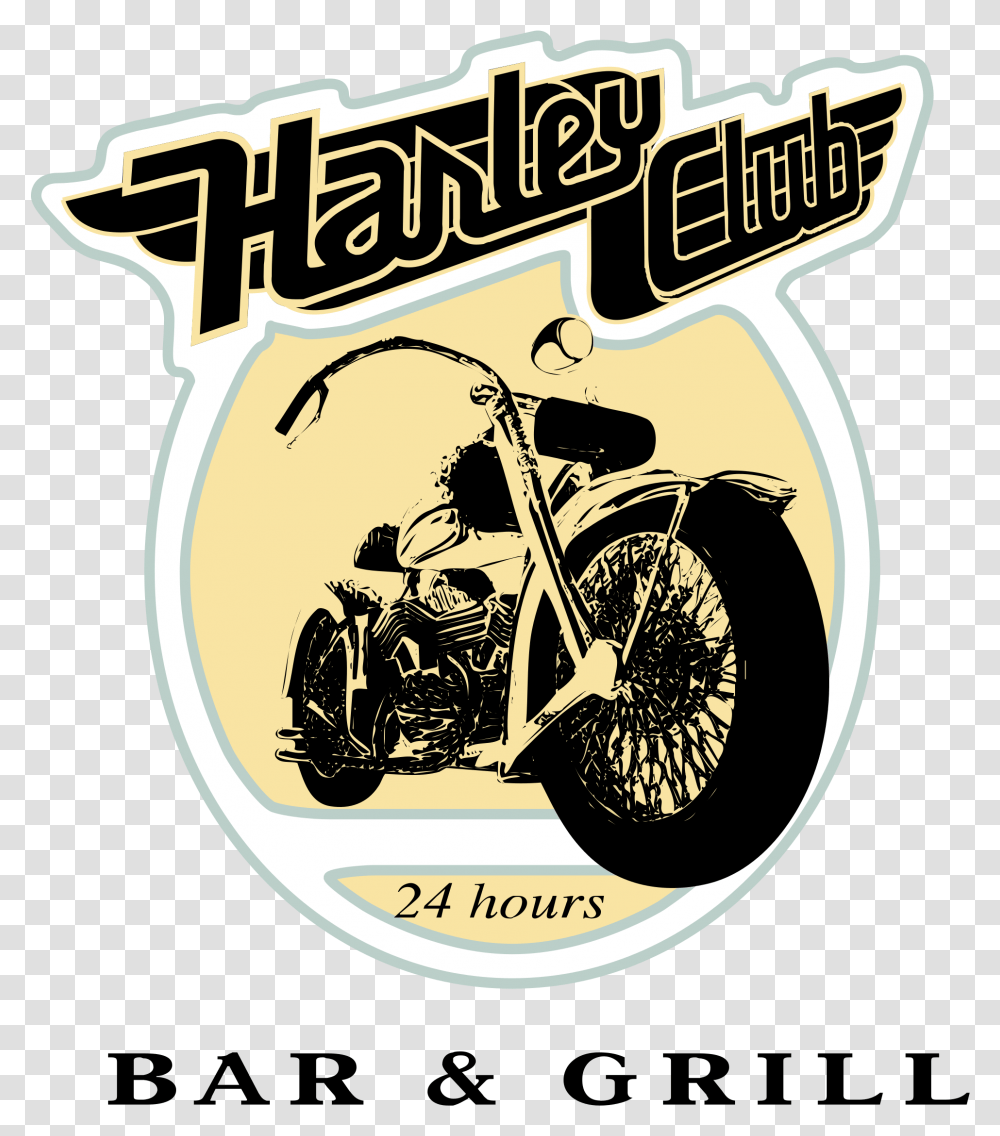 Logo Club Harley Davidson, Poster, Advertisement, Wheel Transparent Png